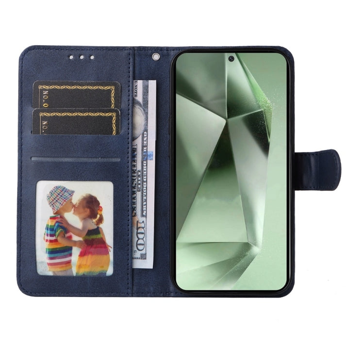 For Samsung Galaxy S24 FE 5G Classic Calf Texture Flip Leather Phone Case