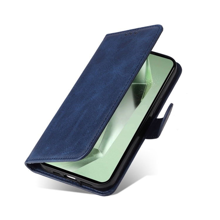 For Samsung Galaxy S24 FE 5G Classic Calf Texture Flip Leather Phone Case