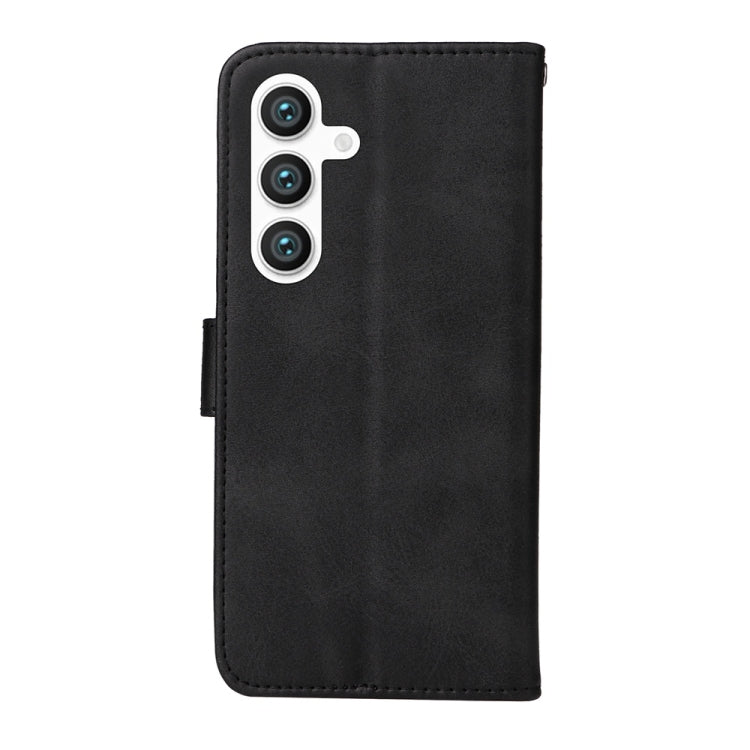 For Samsung Galaxy S25 5G Classic Calf Texture Flip Leather Phone Case