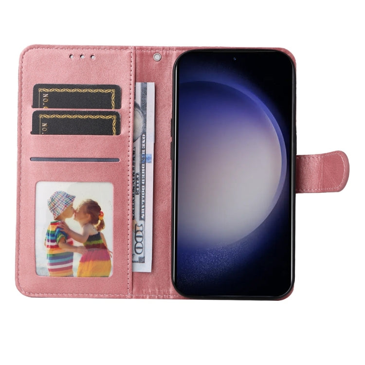 For Samsung Galaxy S25 5G Classic Calf Texture Flip Leather Phone Case