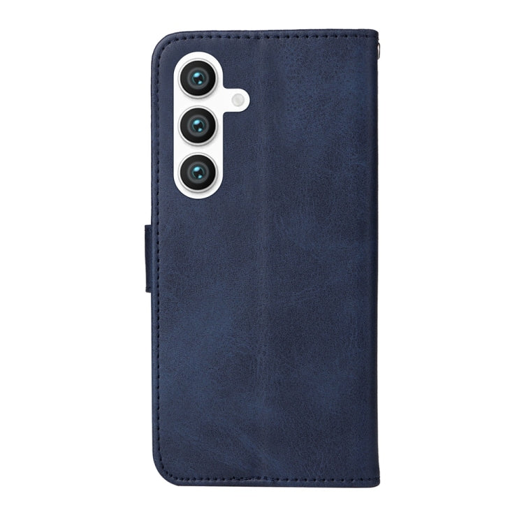 For Samsung Galaxy S25 5G Classic Calf Texture Flip Leather Phone Case
