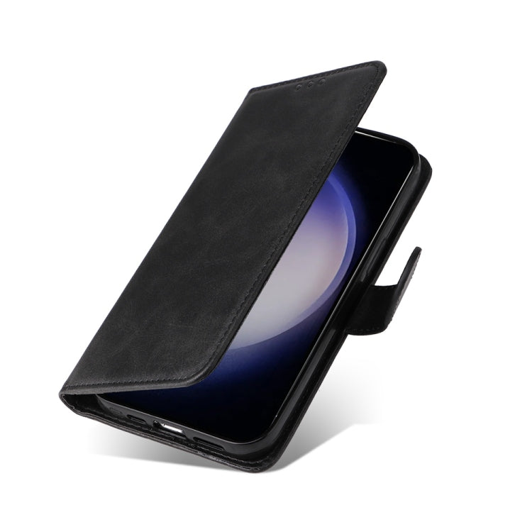 For Samsung Galaxy S25+ 5G Classic Calf Texture Flip Leather Phone Case