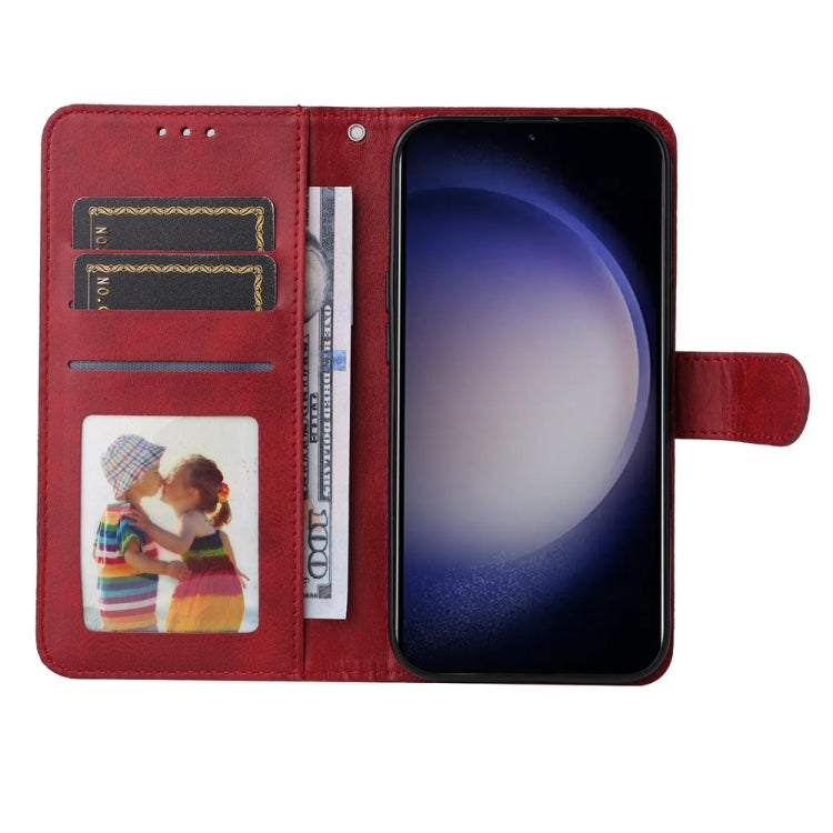 For Samsung Galaxy S25+ 5G Classic Calf Texture Flip Leather Phone Case