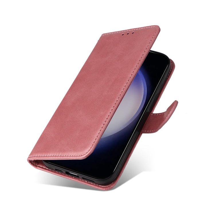 For Samsung Galaxy S25+ 5G Classic Calf Texture Flip Leather Phone Case