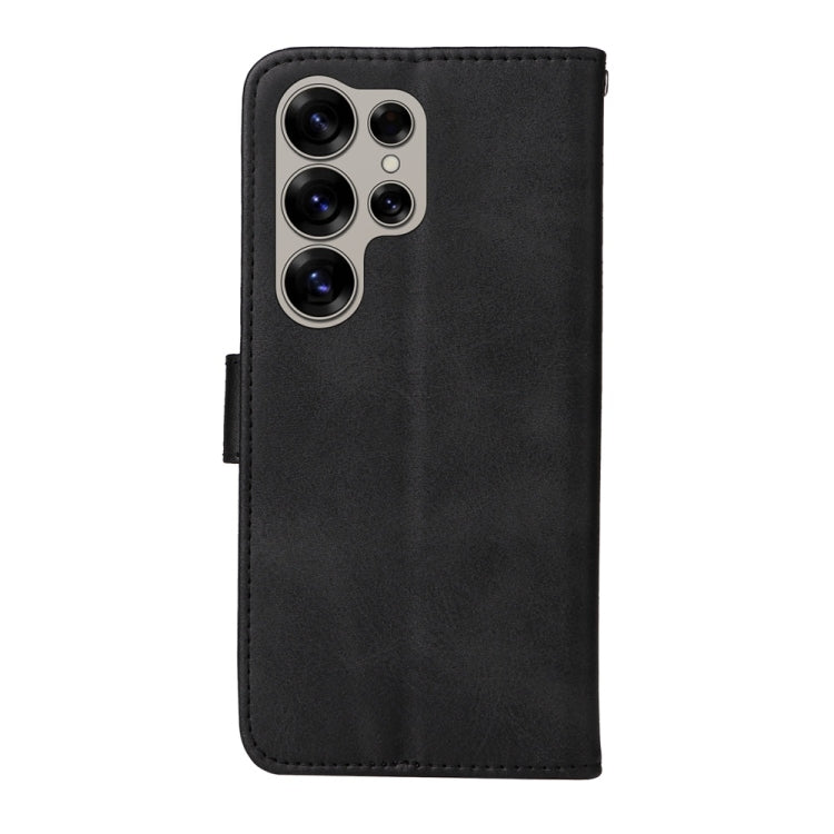 For Samsung Galaxy S25 Ultra 5G Classic Calf Texture Flip Leather Phone Case