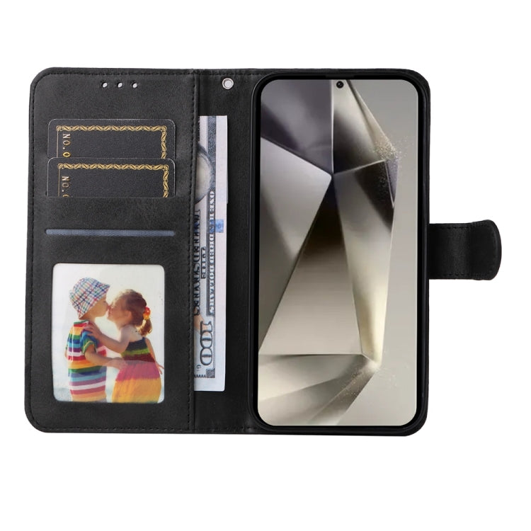 For Samsung Galaxy S25 Ultra 5G Classic Calf Texture Flip Leather Phone Case