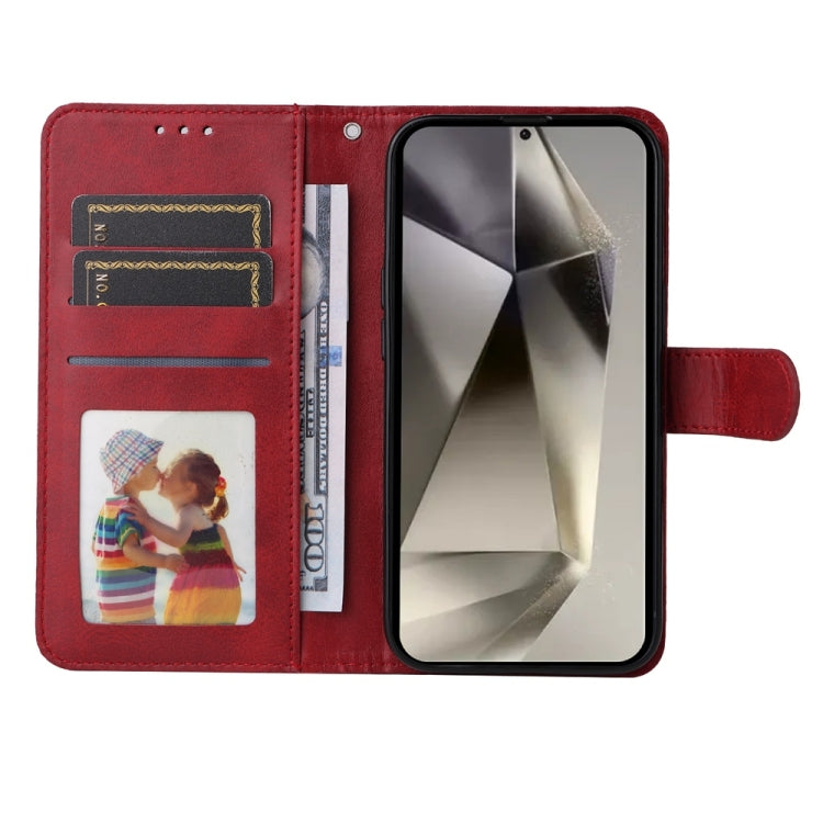 For Samsung Galaxy S25 Ultra 5G Classic Calf Texture Flip Leather Phone Case