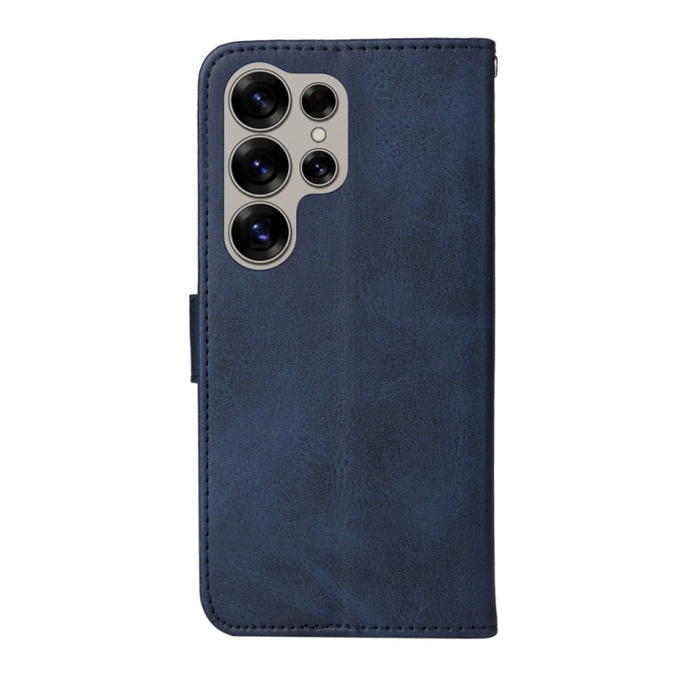 For Samsung Galaxy S25 Ultra 5G Classic Calf Texture Flip Leather Phone Case