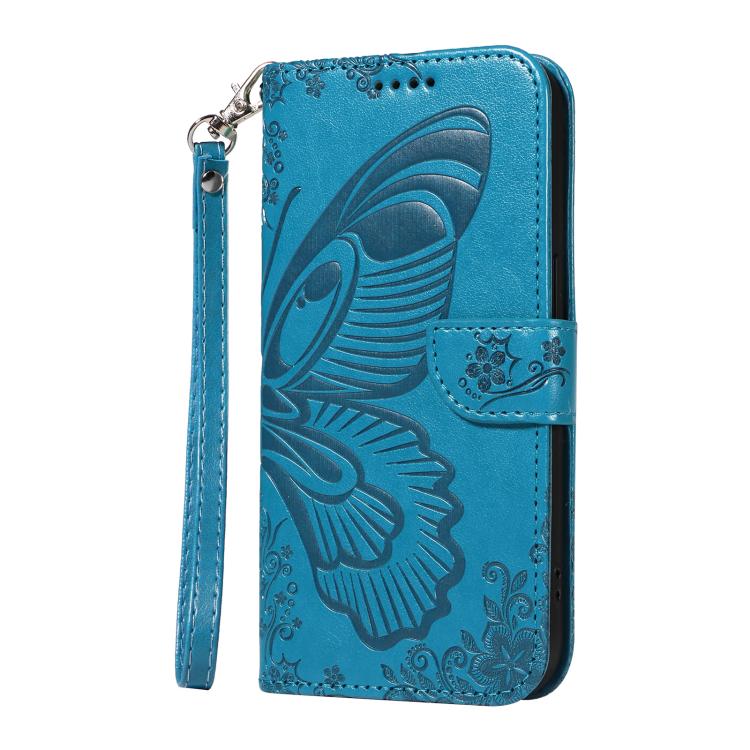 For Realme 14x 5G Swallowtail Butterfly Embossed Leather Phone Case