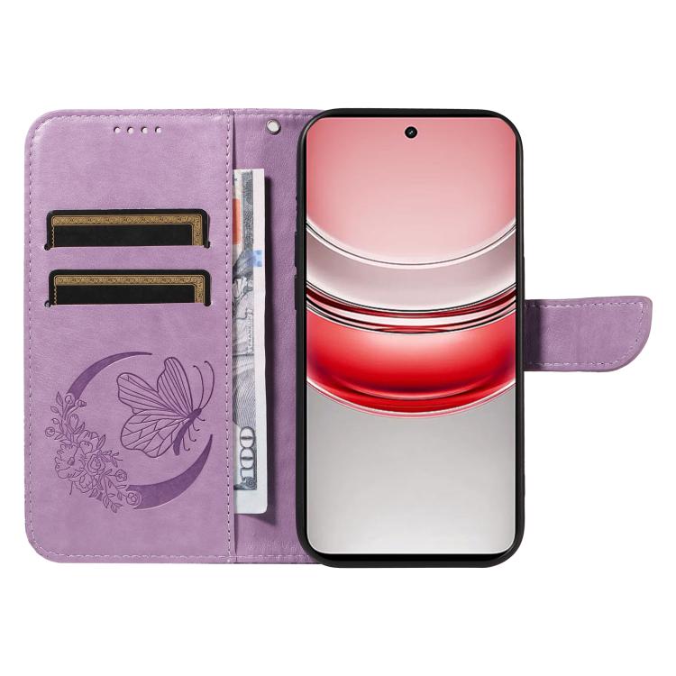 For Realme 14x 5G Swallowtail Butterfly Embossed Leather Phone Case