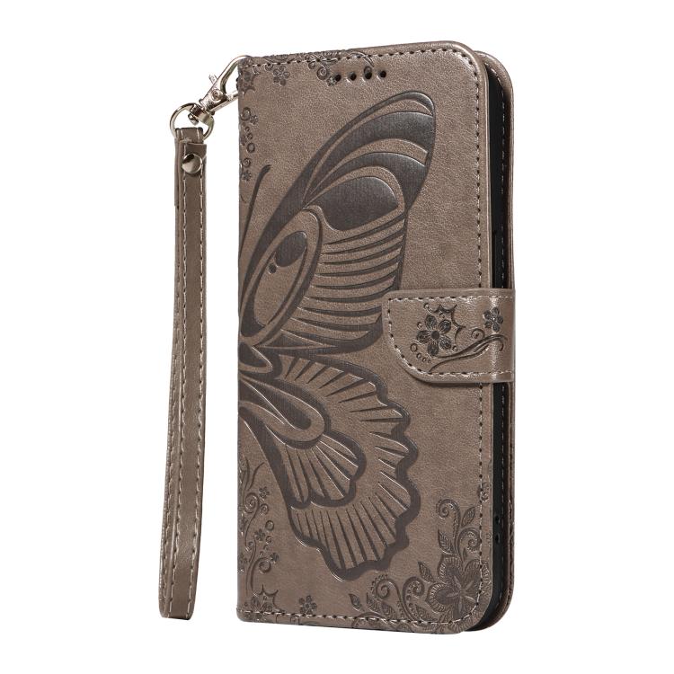 For Realme 14x 5G Swallowtail Butterfly Embossed Leather Phone Case