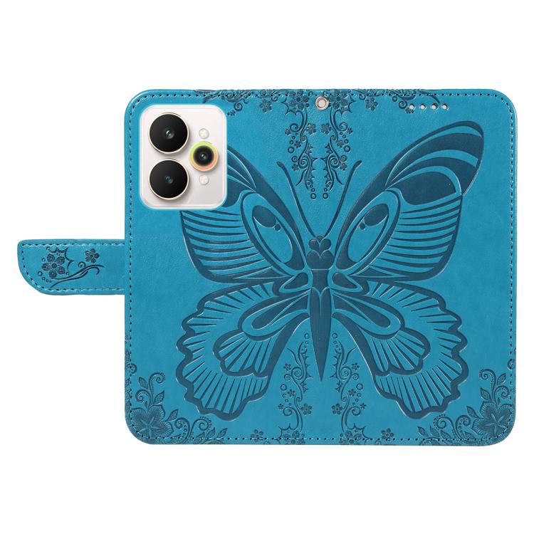For Realme 15 5G Swallowtail Butterfly Embossed Leather Phone Case