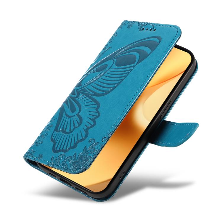 For Realme 15 5G Swallowtail Butterfly Embossed Leather Phone Case