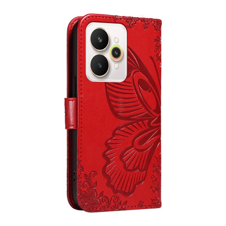 For Realme 15 5G Swallowtail Butterfly Embossed Leather Phone Case