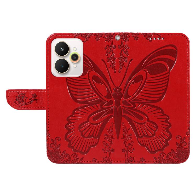 For Realme 15 5G Swallowtail Butterfly Embossed Leather Phone Case