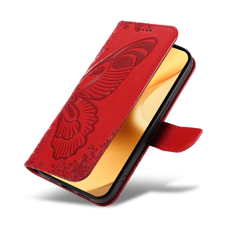 For Realme 15 5G Swallowtail Butterfly Embossed Leather Phone Case