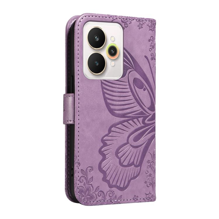For Realme 15 5G Swallowtail Butterfly Embossed Leather Phone Case