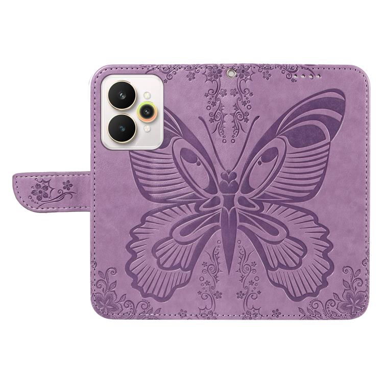 For Realme 15 5G Swallowtail Butterfly Embossed Leather Phone Case
