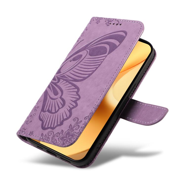 For Realme 15 5G Swallowtail Butterfly Embossed Leather Phone Case