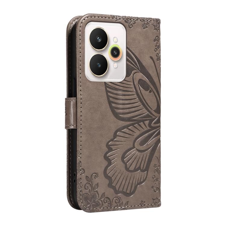 For Realme 15 5G Swallowtail Butterfly Embossed Leather Phone Case