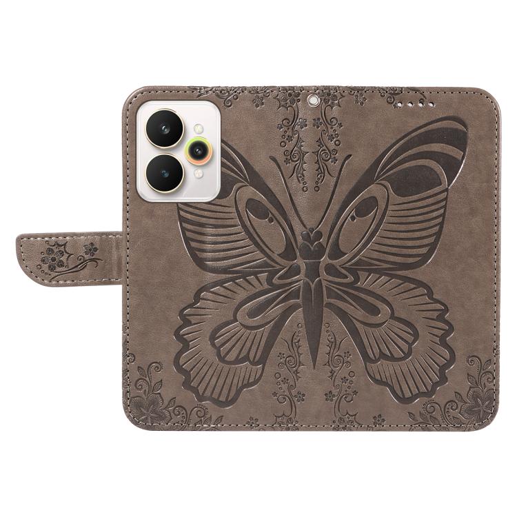 For Realme 15 5G Swallowtail Butterfly Embossed Leather Phone Case