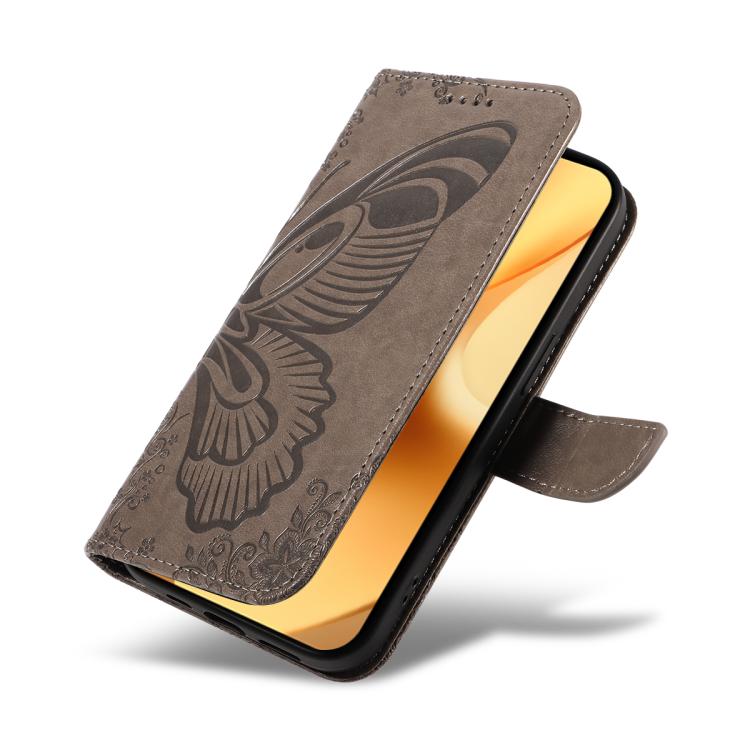 For Realme 15 5G Swallowtail Butterfly Embossed Leather Phone Case