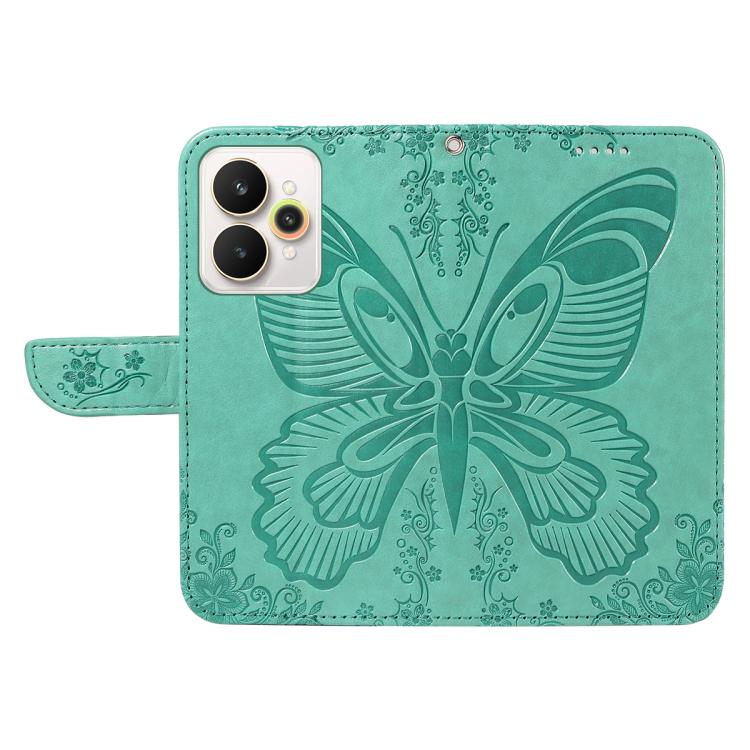 For Realme 15 5G Swallowtail Butterfly Embossed Leather Phone Case