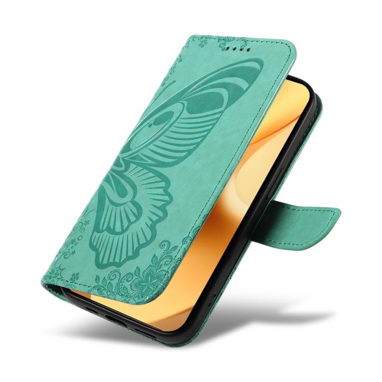 For Realme 15 5G Swallowtail Butterfly Embossed Leather Phone Case