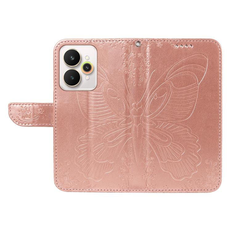For Realme 15 5G Swallowtail Butterfly Embossed Leather Phone Case