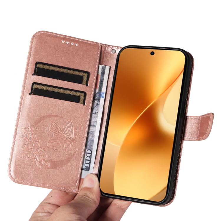For Realme 15 5G Swallowtail Butterfly Embossed Leather Phone Case
