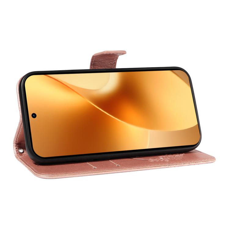 For Realme 15 5G Swallowtail Butterfly Embossed Leather Phone Case