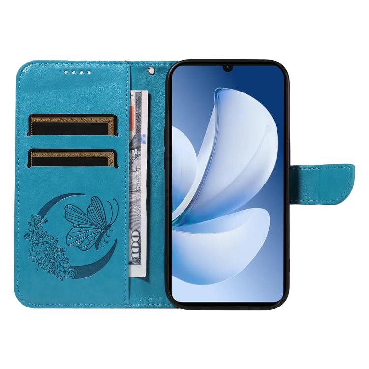 For Realme C71 4G India Swallowtail Butterfly Embossed Leather Phone Case