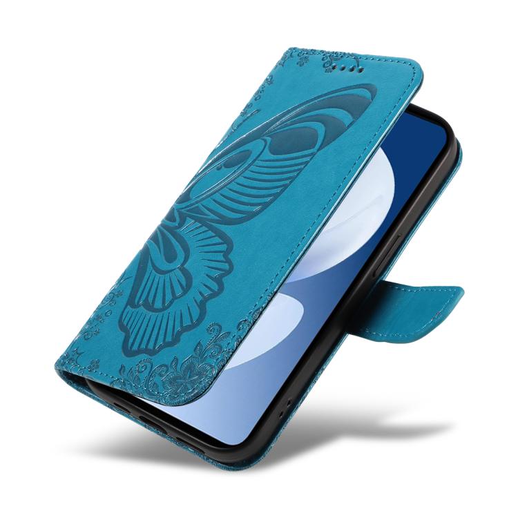 For Realme C71 4G India Swallowtail Butterfly Embossed Leather Phone Case