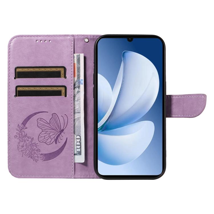 For Realme C71 4G India Swallowtail Butterfly Embossed Leather Phone Case