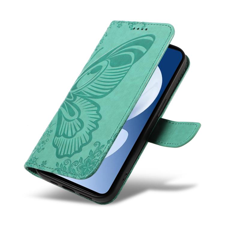 For Realme C71 4G India Swallowtail Butterfly Embossed Leather Phone Case