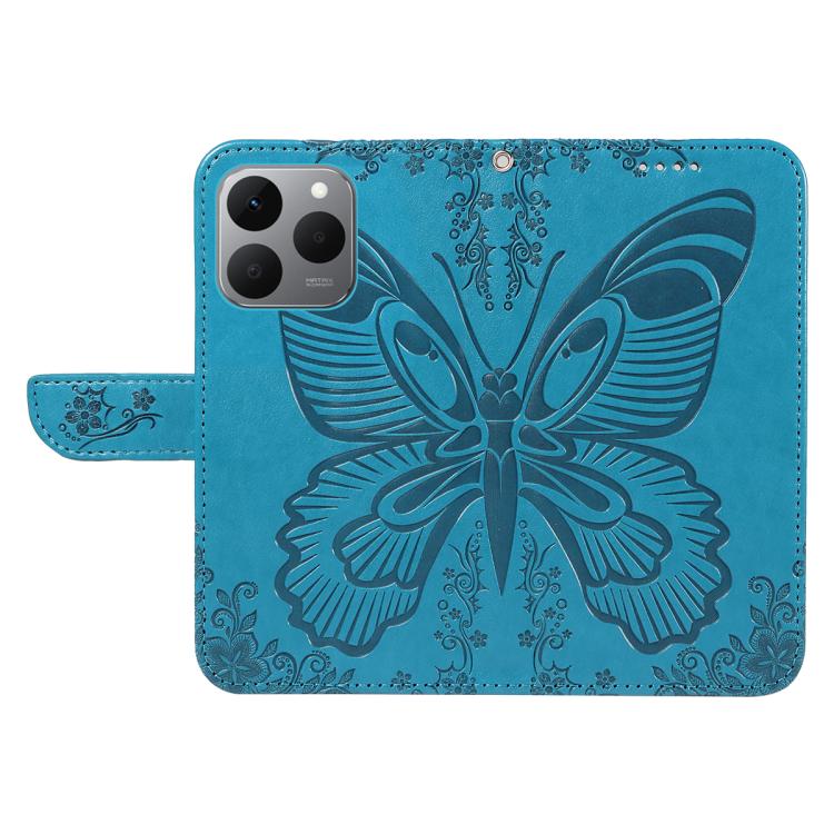 For Realme 15T 5G Swallowtail Butterfly Embossed Leather Phone Case