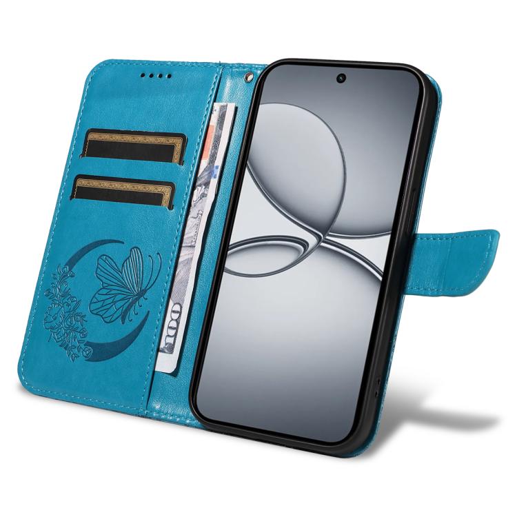 For Realme 15T 5G Swallowtail Butterfly Embossed Leather Phone Case
