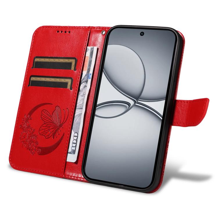 For Realme 15T 5G Swallowtail Butterfly Embossed Leather Phone Case