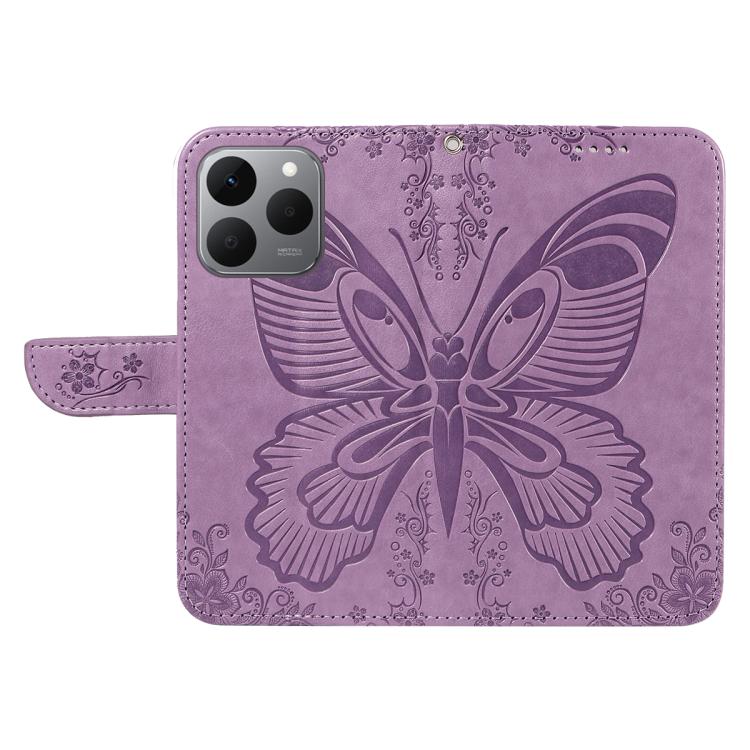 For Realme 15T 5G Swallowtail Butterfly Embossed Leather Phone Case