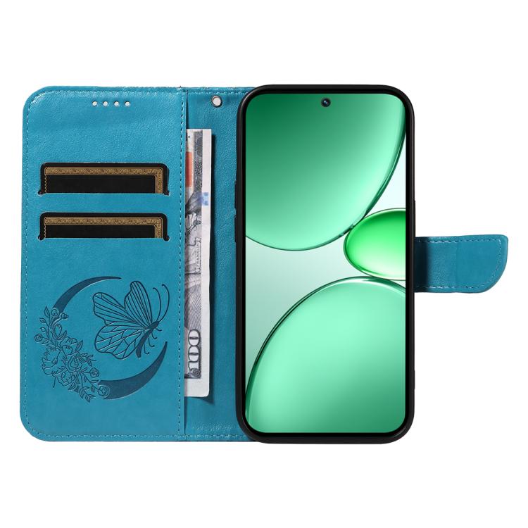 For Realme C85 5G/15X 5G India Swallowtail Butterfly Embossed Leather Phone Case