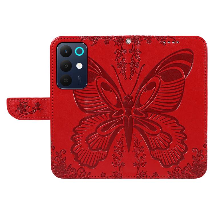 For Realme C85 5G/15X 5G India Swallowtail Butterfly Embossed Leather Phone Case