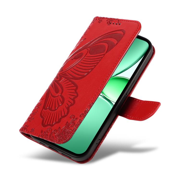 For Realme C85 5G/15X 5G India Swallowtail Butterfly Embossed Leather Phone Case