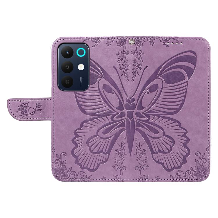 For Realme C85 5G/15X 5G India Swallowtail Butterfly Embossed Leather Phone Case
