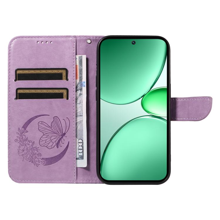 For Realme C85 5G/15X 5G India Swallowtail Butterfly Embossed Leather Phone Case