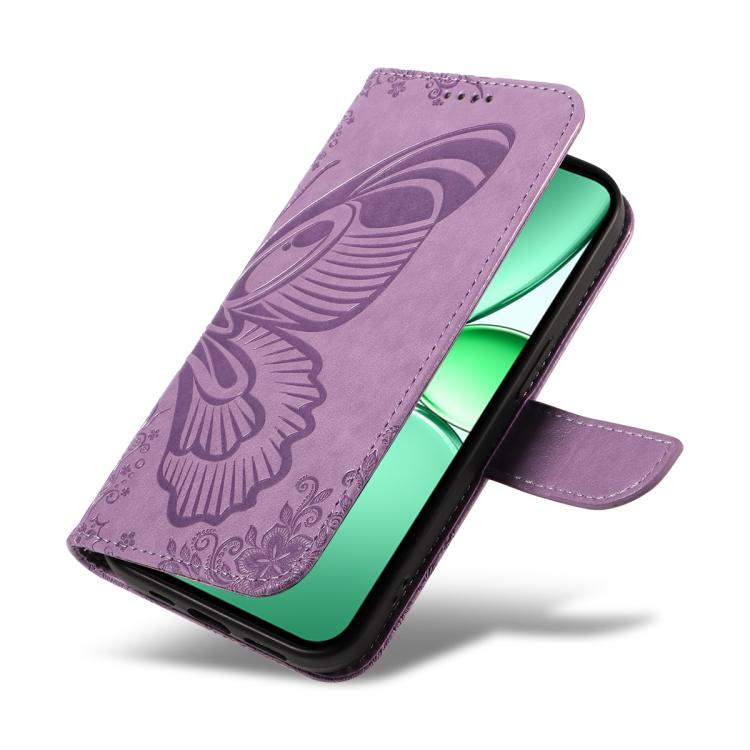 For Realme C85 5G/15X 5G India Swallowtail Butterfly Embossed Leather Phone Case