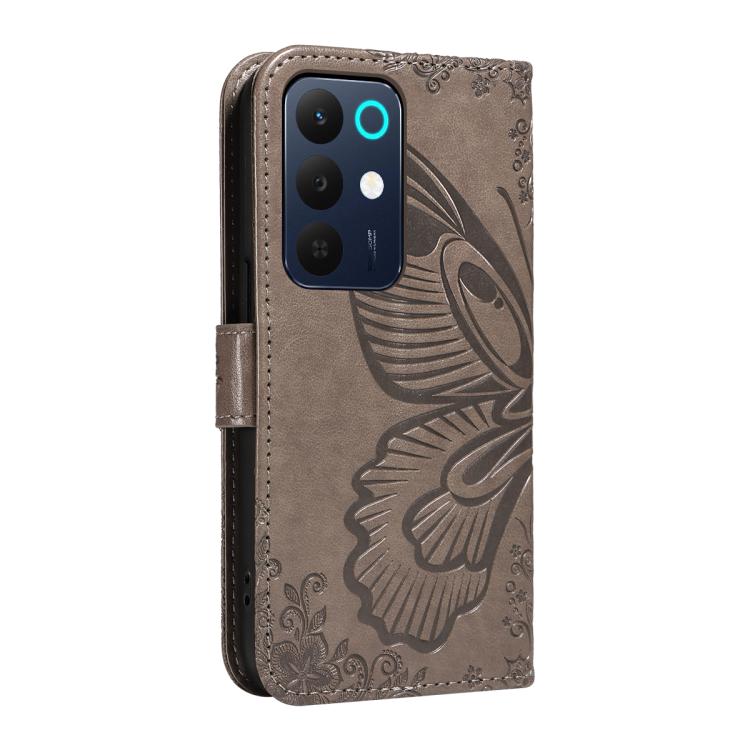 For Realme C85 5G/15X 5G India Swallowtail Butterfly Embossed Leather Phone Case