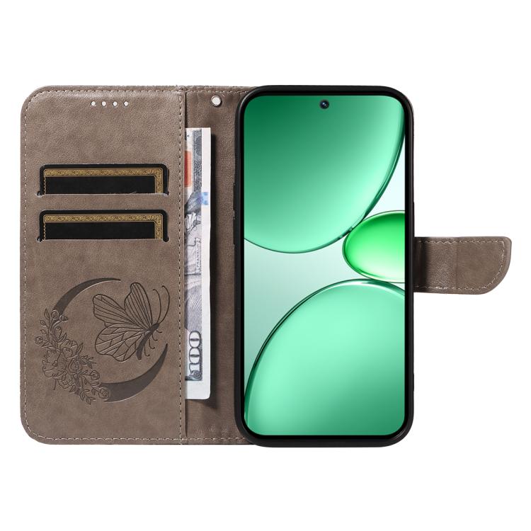 For Realme C85 5G/15X 5G India Swallowtail Butterfly Embossed Leather Phone Case