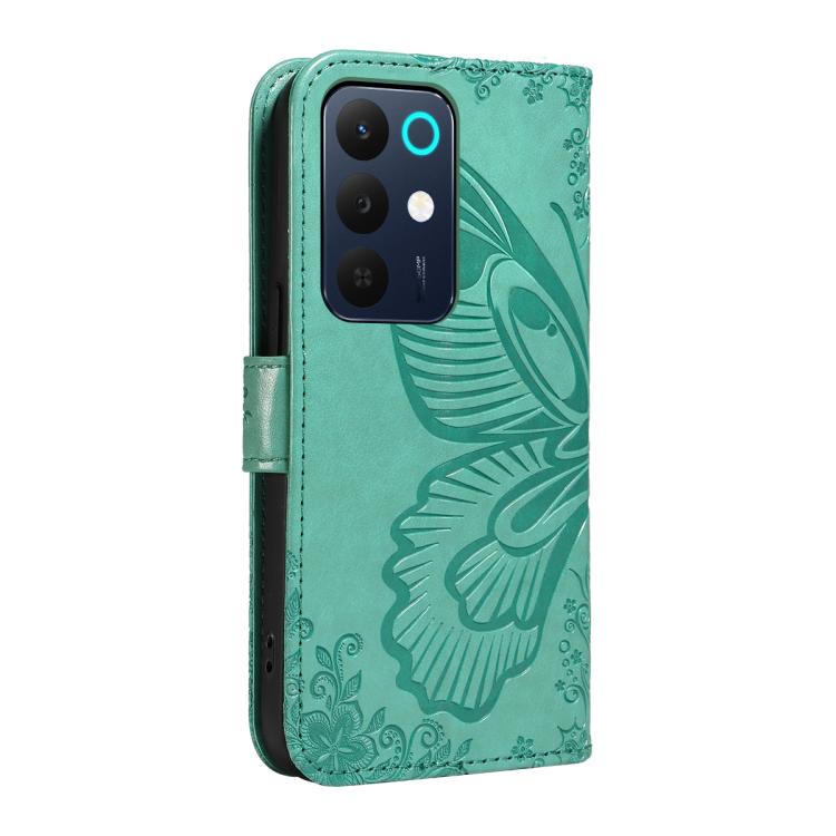 For Realme C85 5G/15X 5G India Swallowtail Butterfly Embossed Leather Phone Case