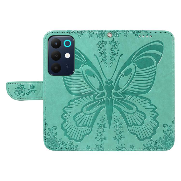 For Realme C85 5G/15X 5G India Swallowtail Butterfly Embossed Leather Phone Case