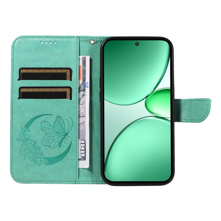 For Realme C85 5G/15X 5G India Swallowtail Butterfly Embossed Leather Phone Case